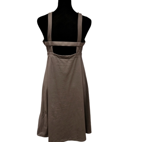 Patagonia Womens  Sz Large Gray A-Line Midi Dress Sleeveless  *** - Picture 3 of 4